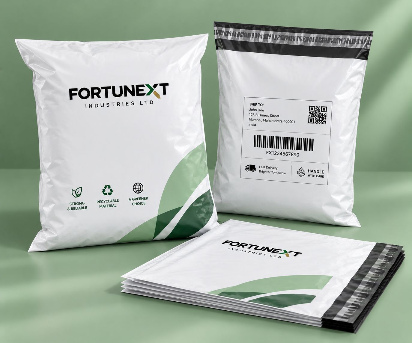 Printed courier bags